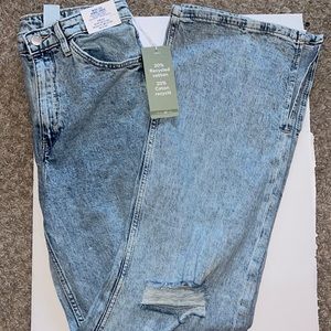 H&M Girls Wide Leg Jambe Large Jeans